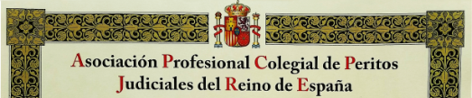 Diploma de la Asociación Profesional Colegial de Peritos Judiciales del Reino de España